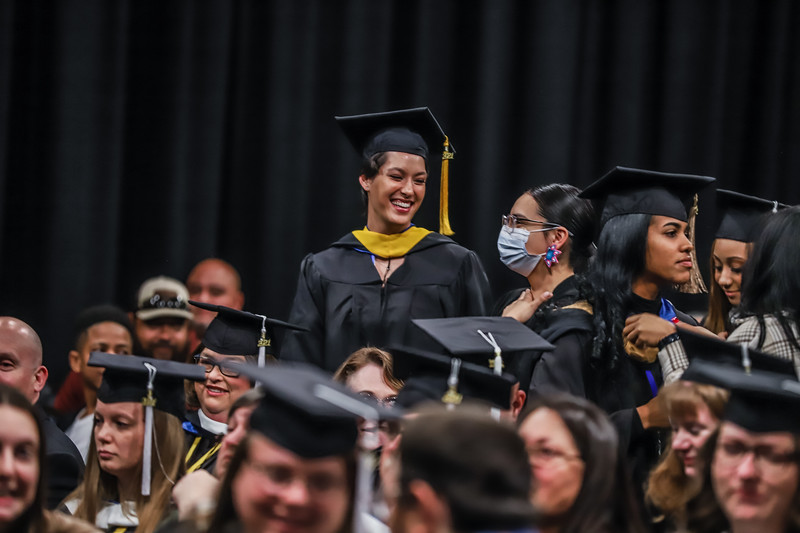 students graduating