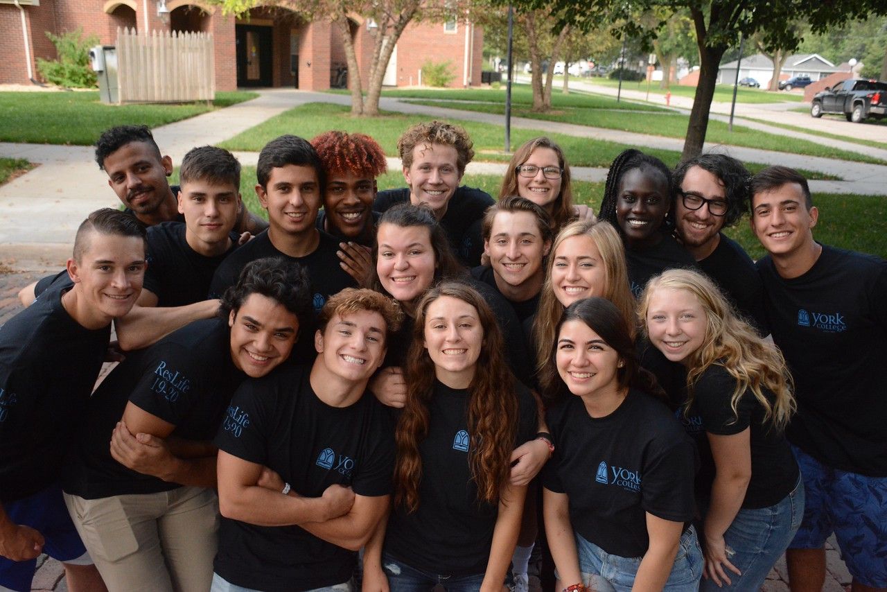 group of York students